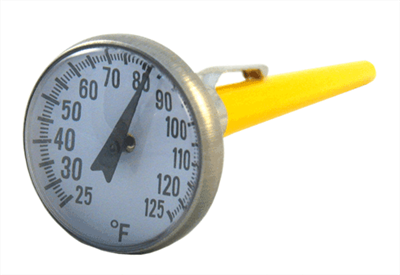 PD125 -- CONCRETE DIAL FACE THERMOMETER
